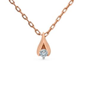 Золотая подвеска «Бриллианты Якутии»