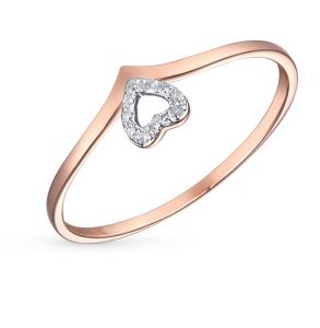 золотое кольцо с бриллиантами