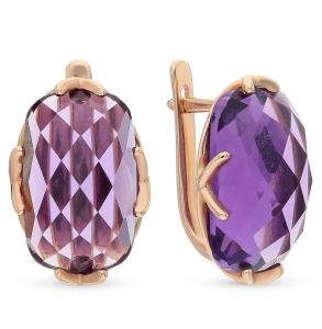 золотые серьги с аквамарином