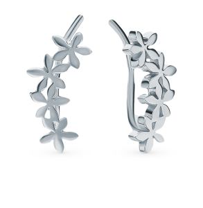 серебряные серьги