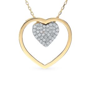 золотое шейное украшение с фианитами