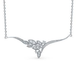 золотое шейное украшение с бриллиантами