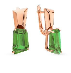 золотые серьги с султанитами