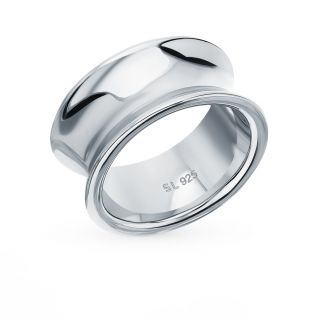Серебряное кольцо: белое серебро 925 пробы — купить в интернет-магазине SUNLIGHT, фото, артикул 109621