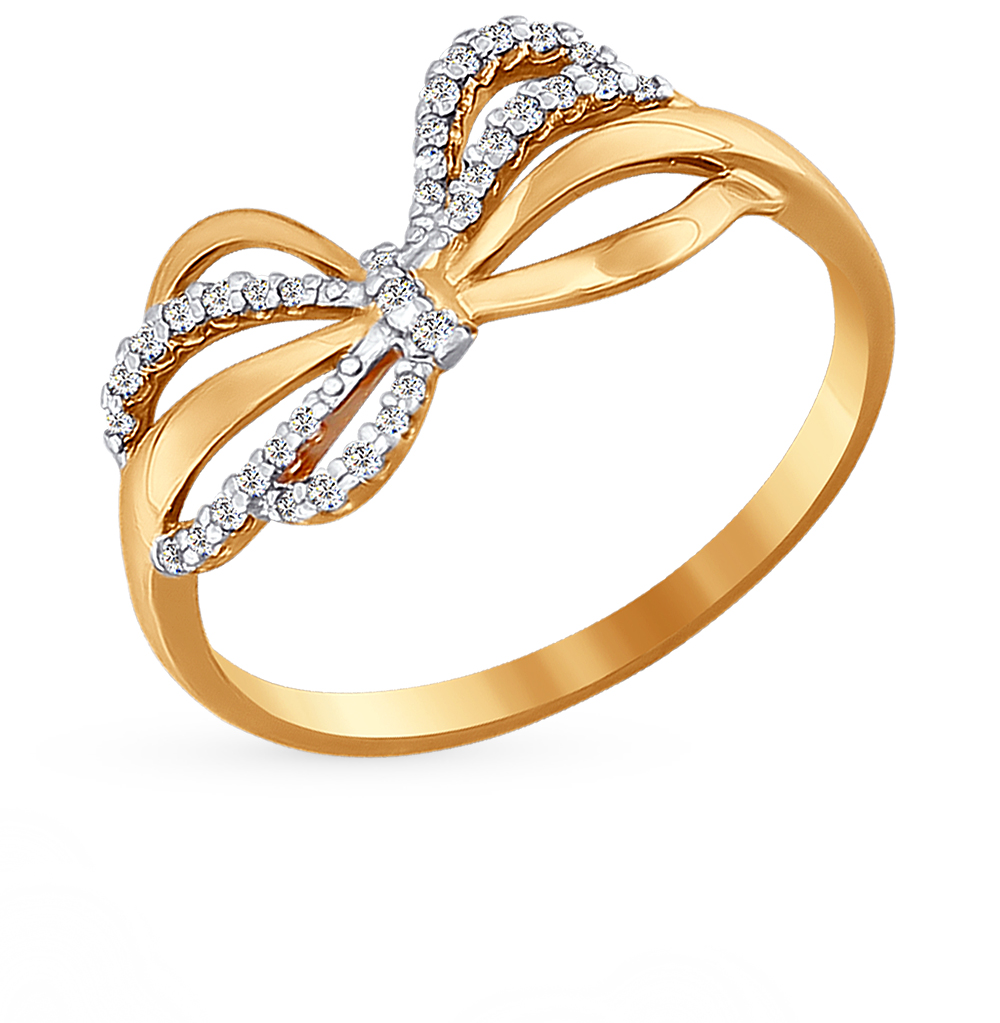 Золотое кольцо с фианитами в Нижнем Новгороде