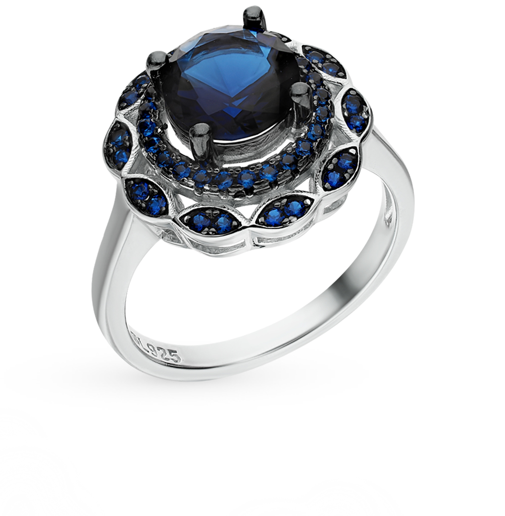 Серебряное кольцо с алпанитом и со шпинелью в Санкт-Петербурге