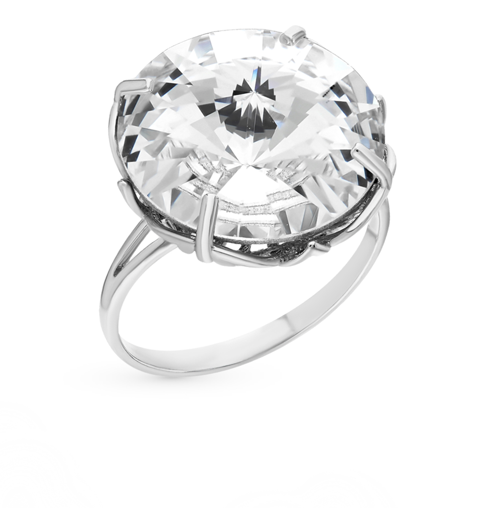 Серебряное кольцо с кристаллами  Swarovski в Санкт-Петербурге