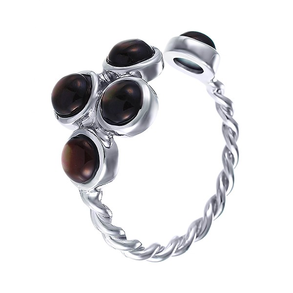 Серебряное кольцо с перламутром в Самаре