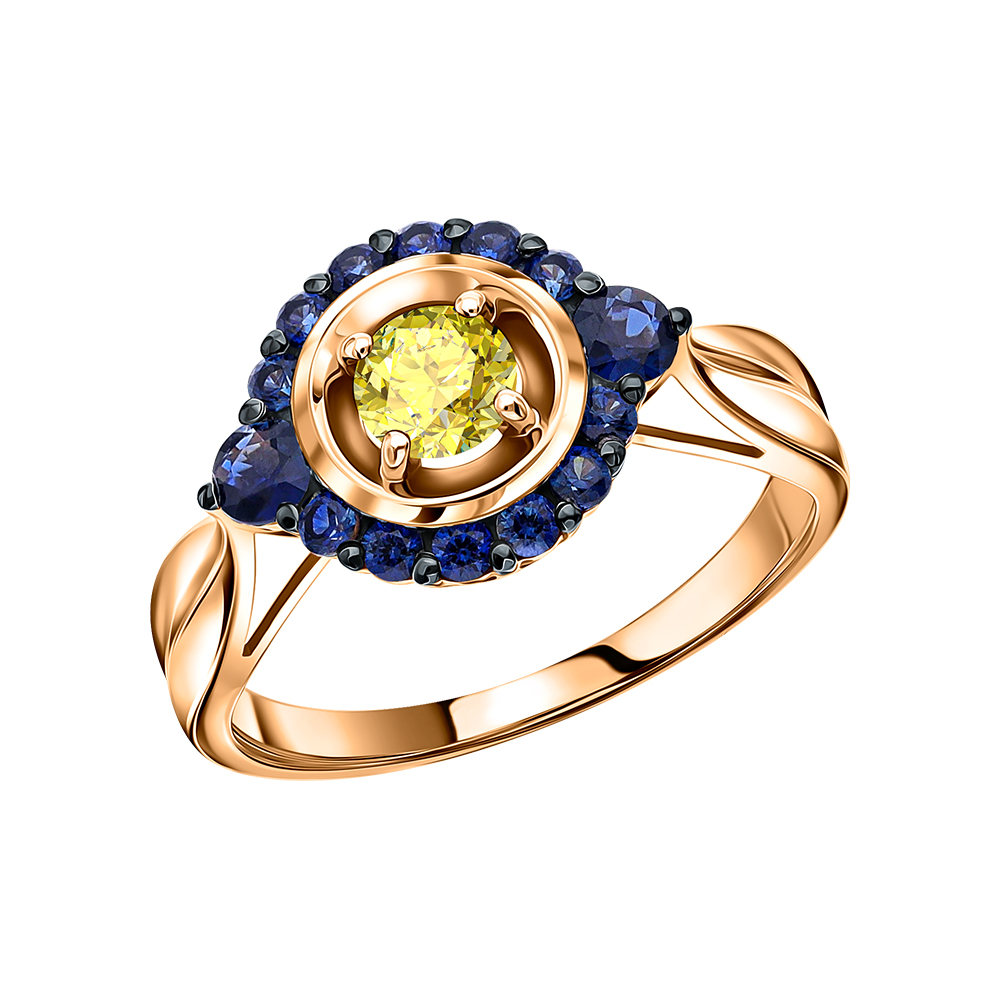 Фото «Золотое кольцо с сапфирами»