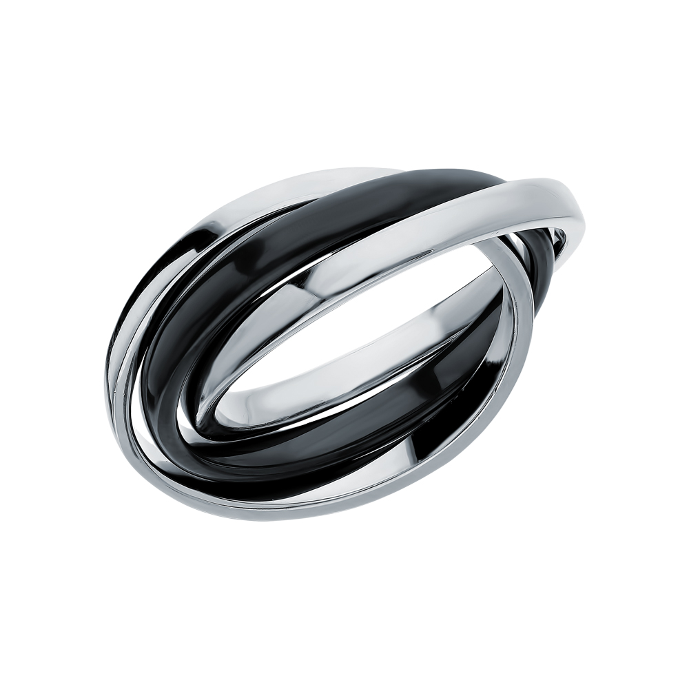Серебряное кольцо с керамикой в Екатеринбурге