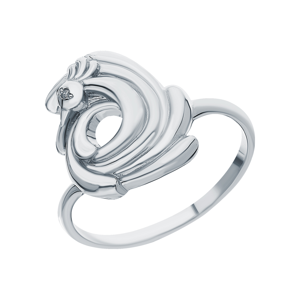 Серебряное кольцо с кубическим цирконием в Нижнем Новгороде