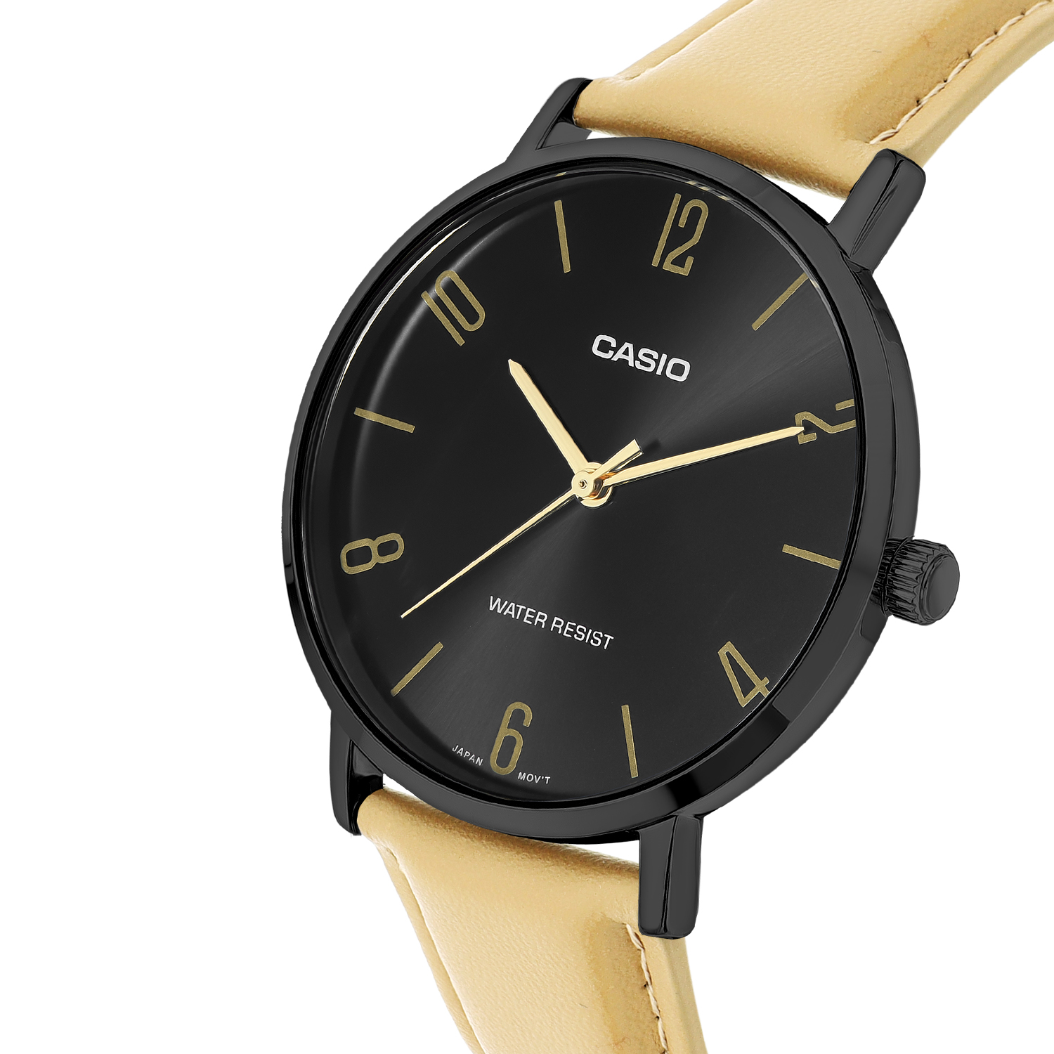 Часы мужские CASIO MTP-VT01BL-1B: сталь — купить в интернет-магазине ...