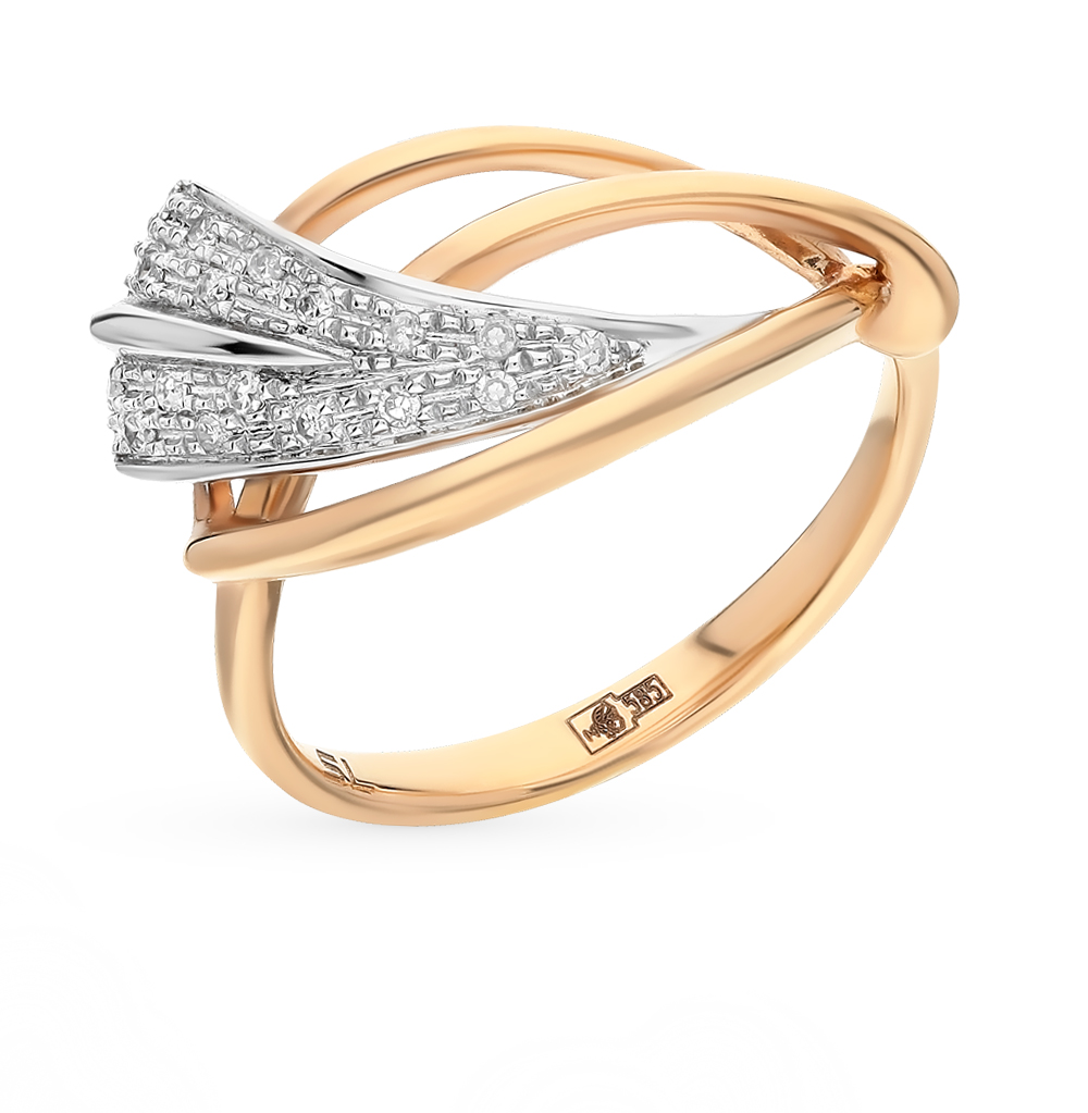 Золотое кольцо с бриллиантами в Екатеринбурге