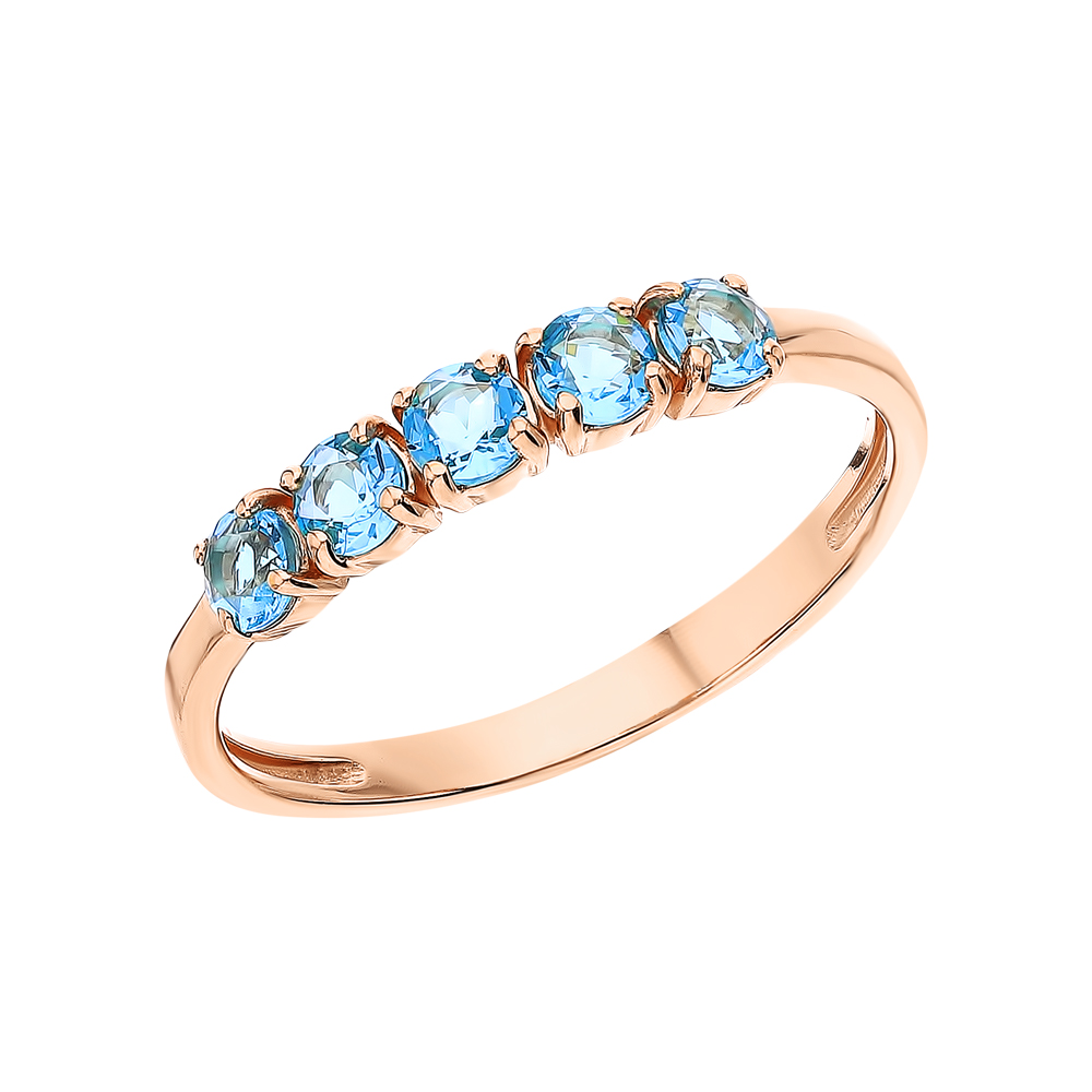 Золотое кольцо с ювелирными кристаллами в Екатеринбурге