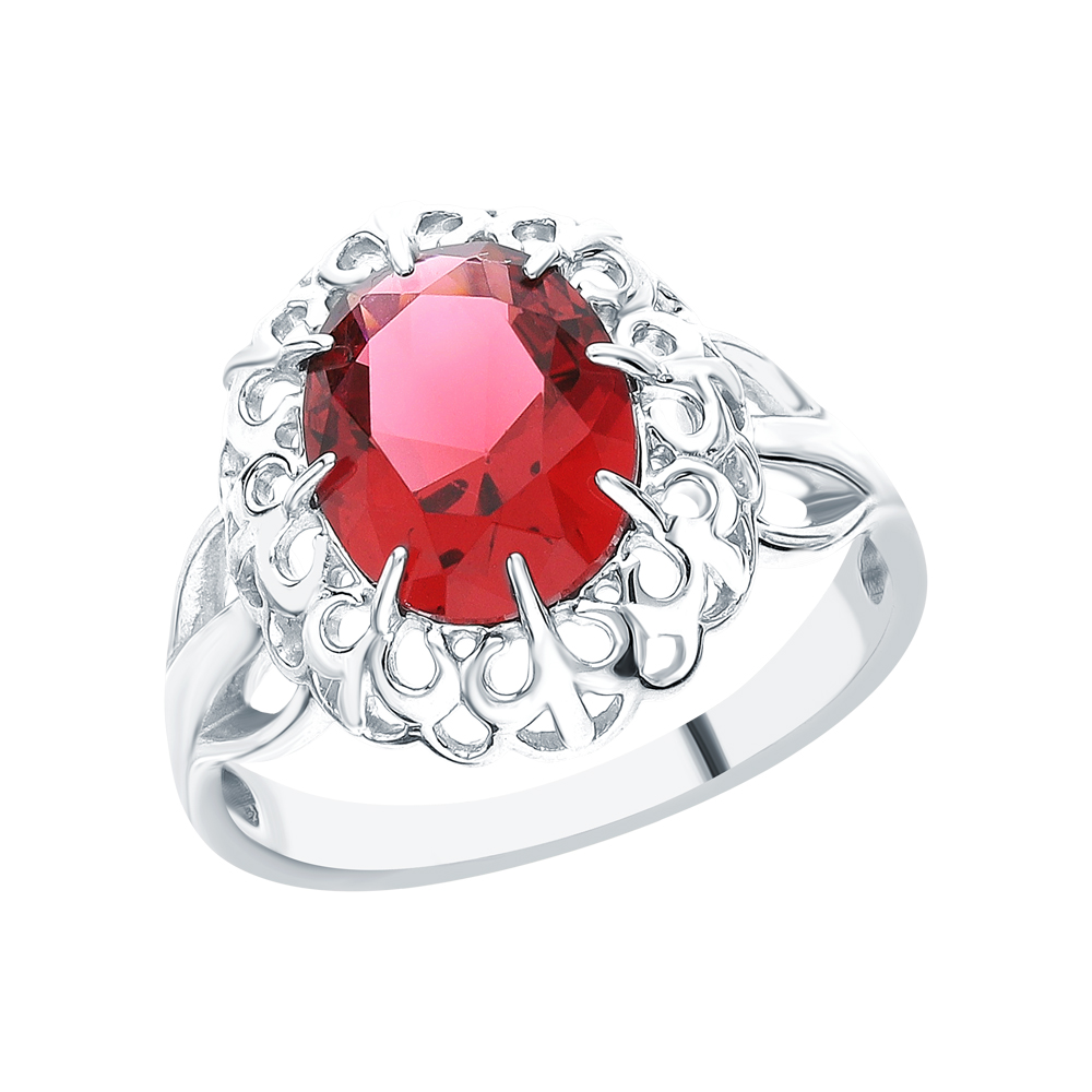 Фото «Серебряное кольцо с рубеллитами»