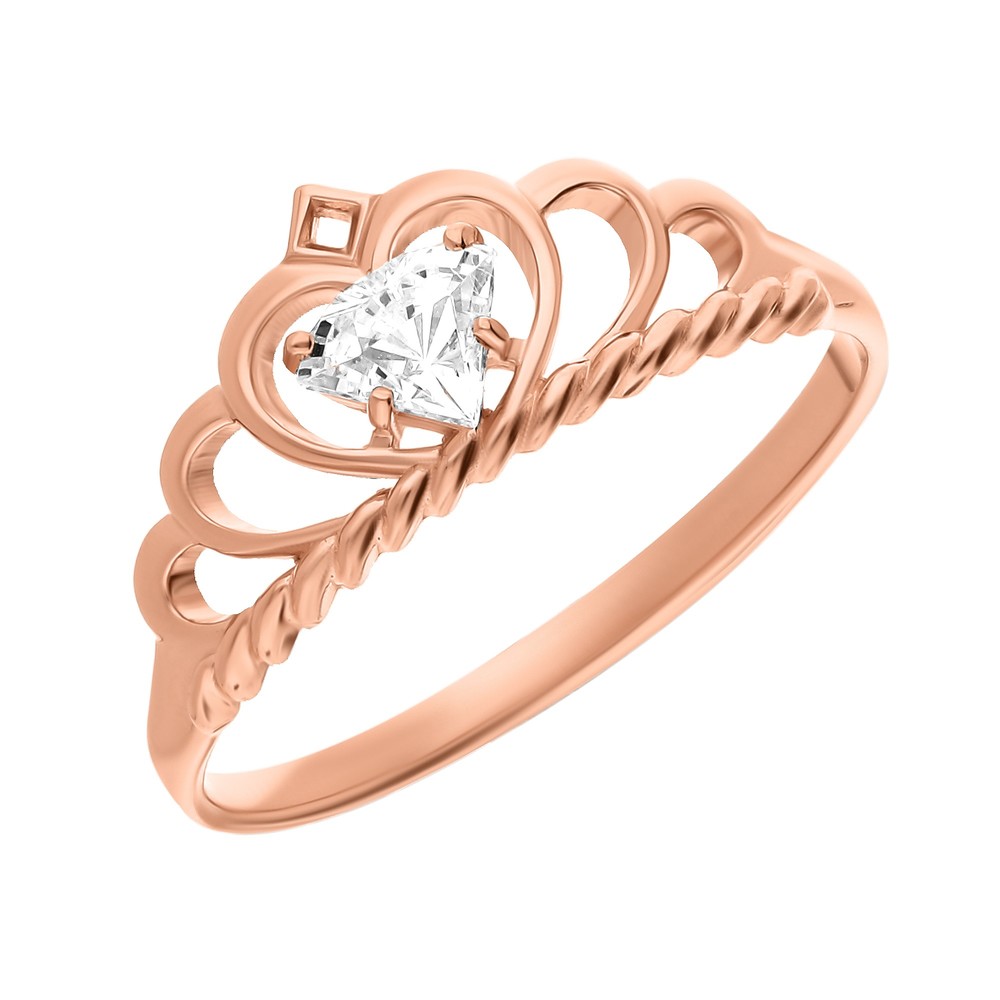 Золотое кольцо с кристаллами  Swarovski в Краснодаре