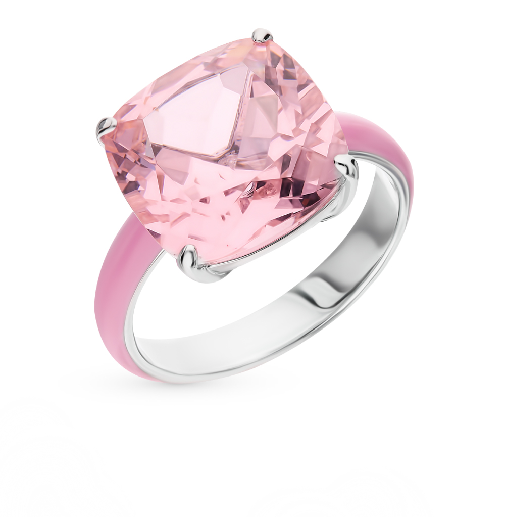 Розовый прозрачный камень в ювелирных изделиях название фото