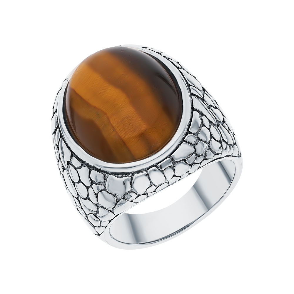 Фото «Серебряное кольцо с тигровым глазом»