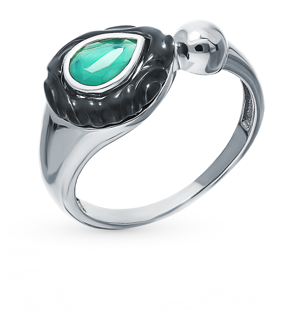 Серебряное кольцо с агатом в Самаре