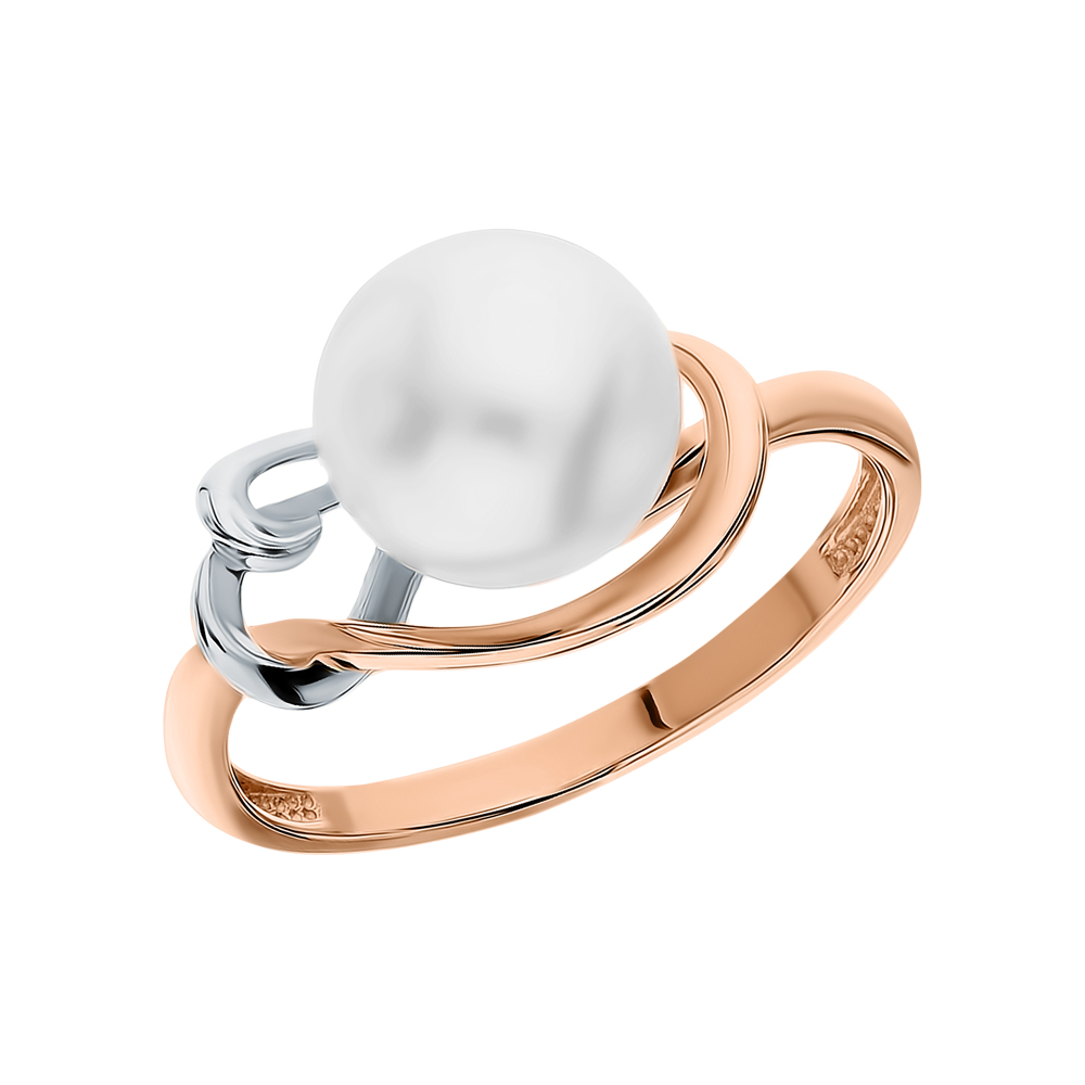 Золотое кольцо с жемчугом в Екатеринбурге