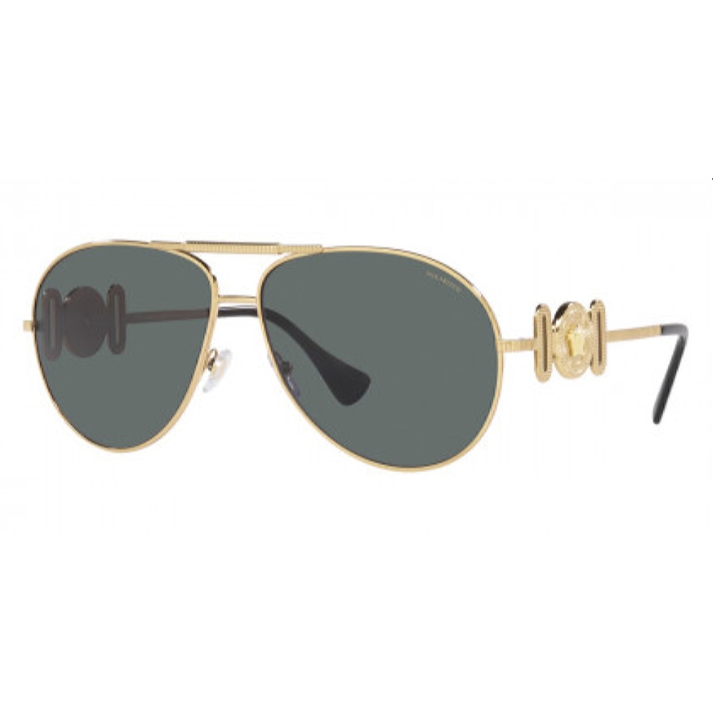 Универсальные солнцезащитные очки из Италии марки VERSACE из коллекции Aviator модель 0VE224910028165 в Екатеринбурге