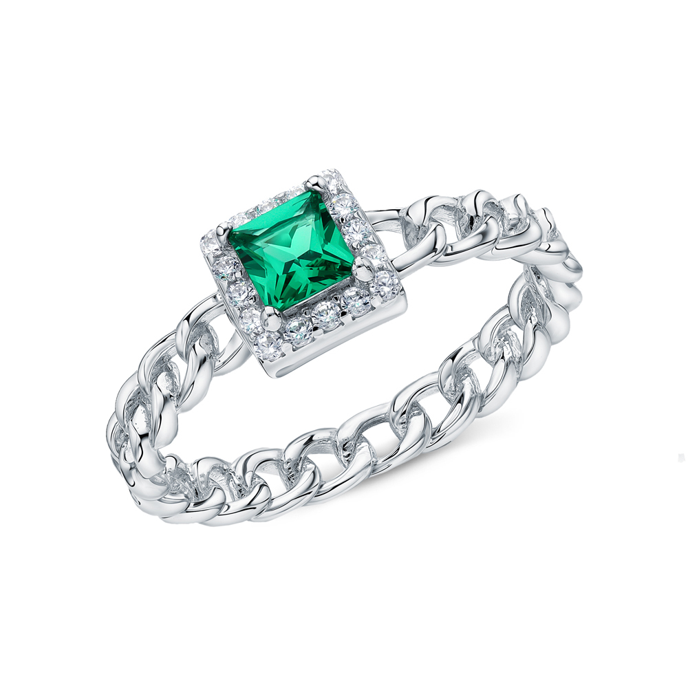 Фото «Серебряное кольцо с фианитами»