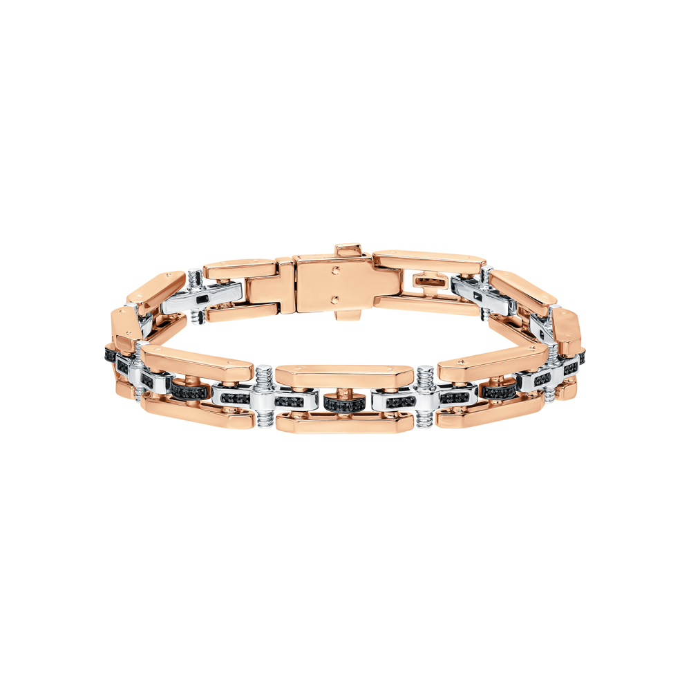 Золотой браслет с фианитами в Ростовe-на-Дону