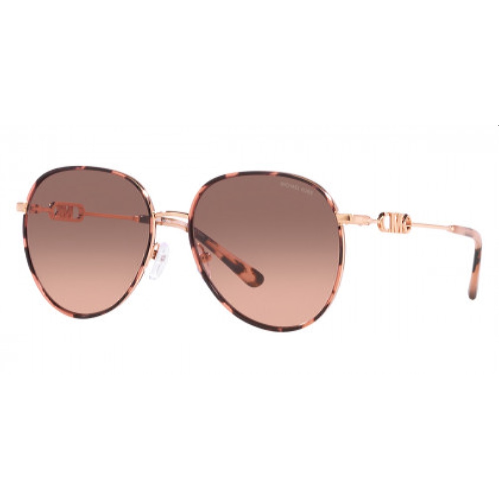 Женские солнцезащитные очки из Италии марки MICHAEL KORS из коллекции Aviator модель 0MK1128J10148G58 в Новосибирск