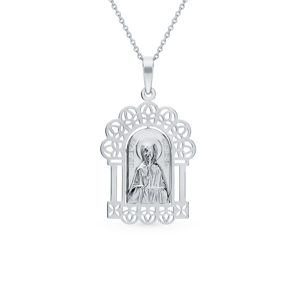 Серебряная подвеска "Святая Блаженная Матрона" в Самаре
