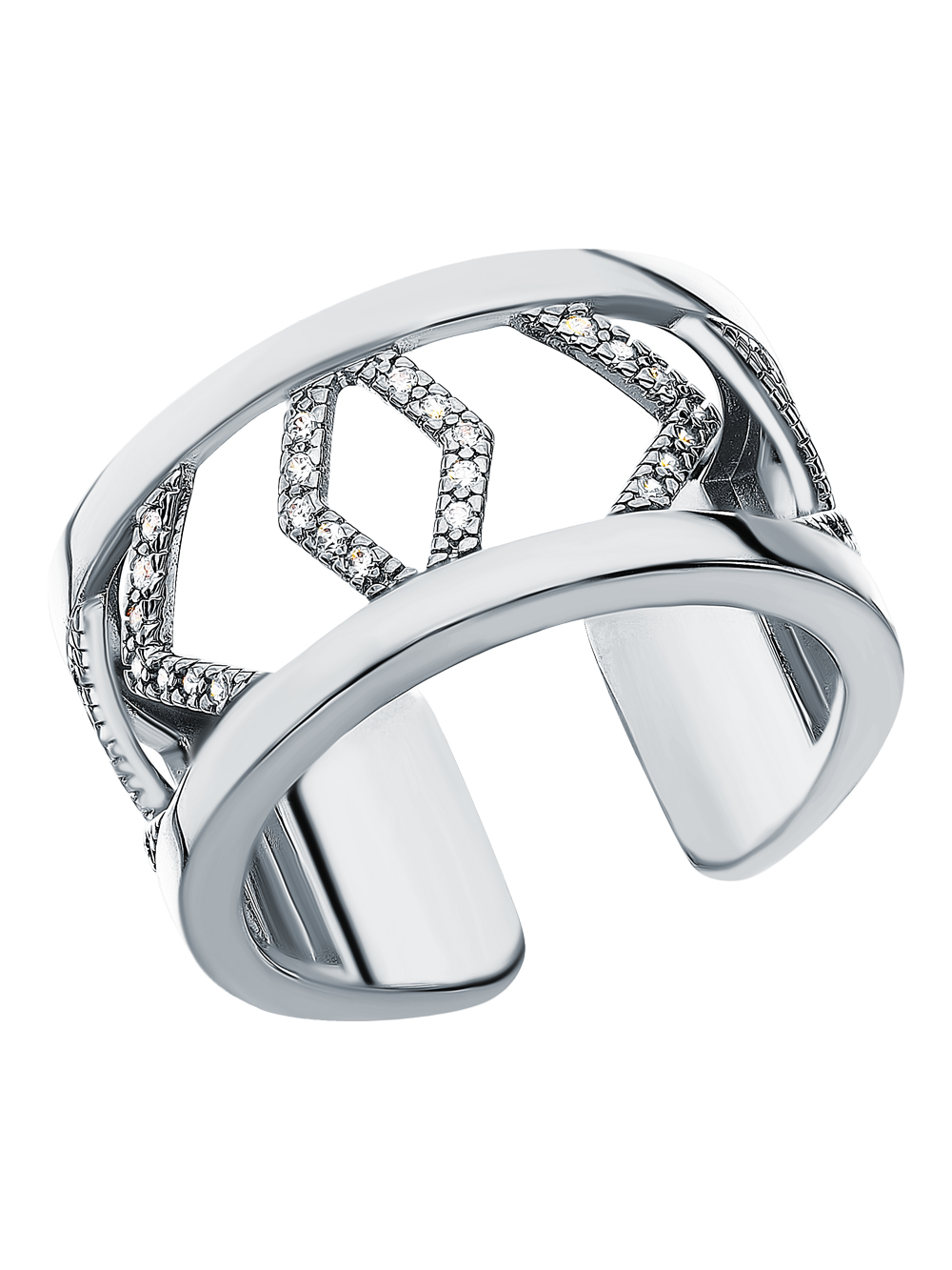 Фото «Стальное кольцо с кубическим цирконием»