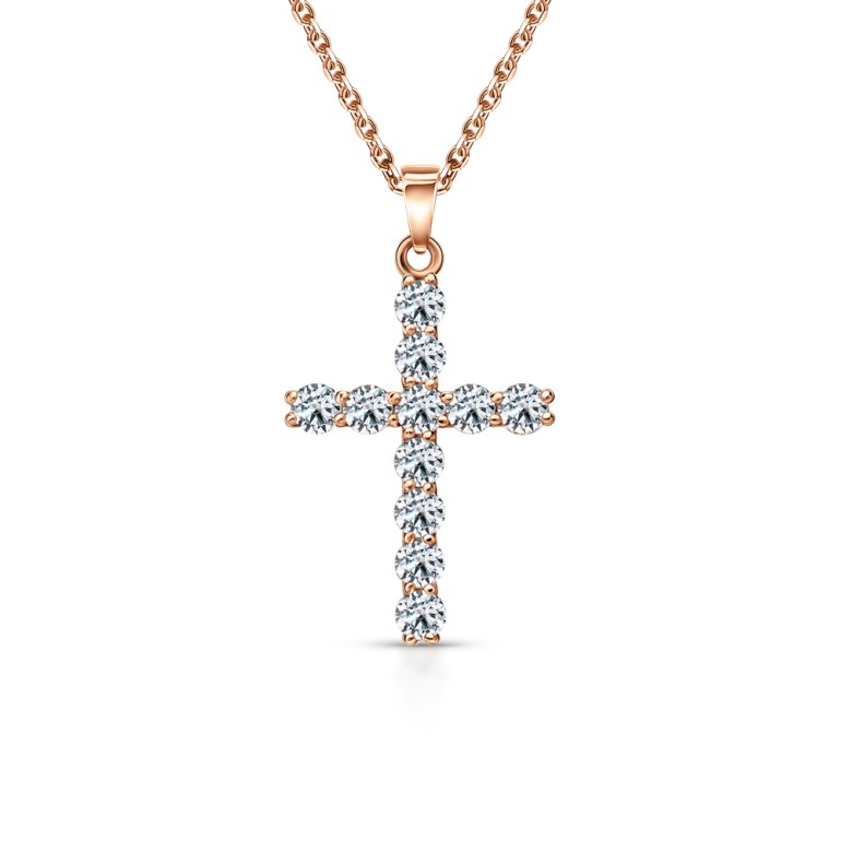 Золотая подвеска с бриллиантами природными